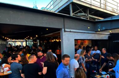 Festa empresarial rooftop Avenida Paulista